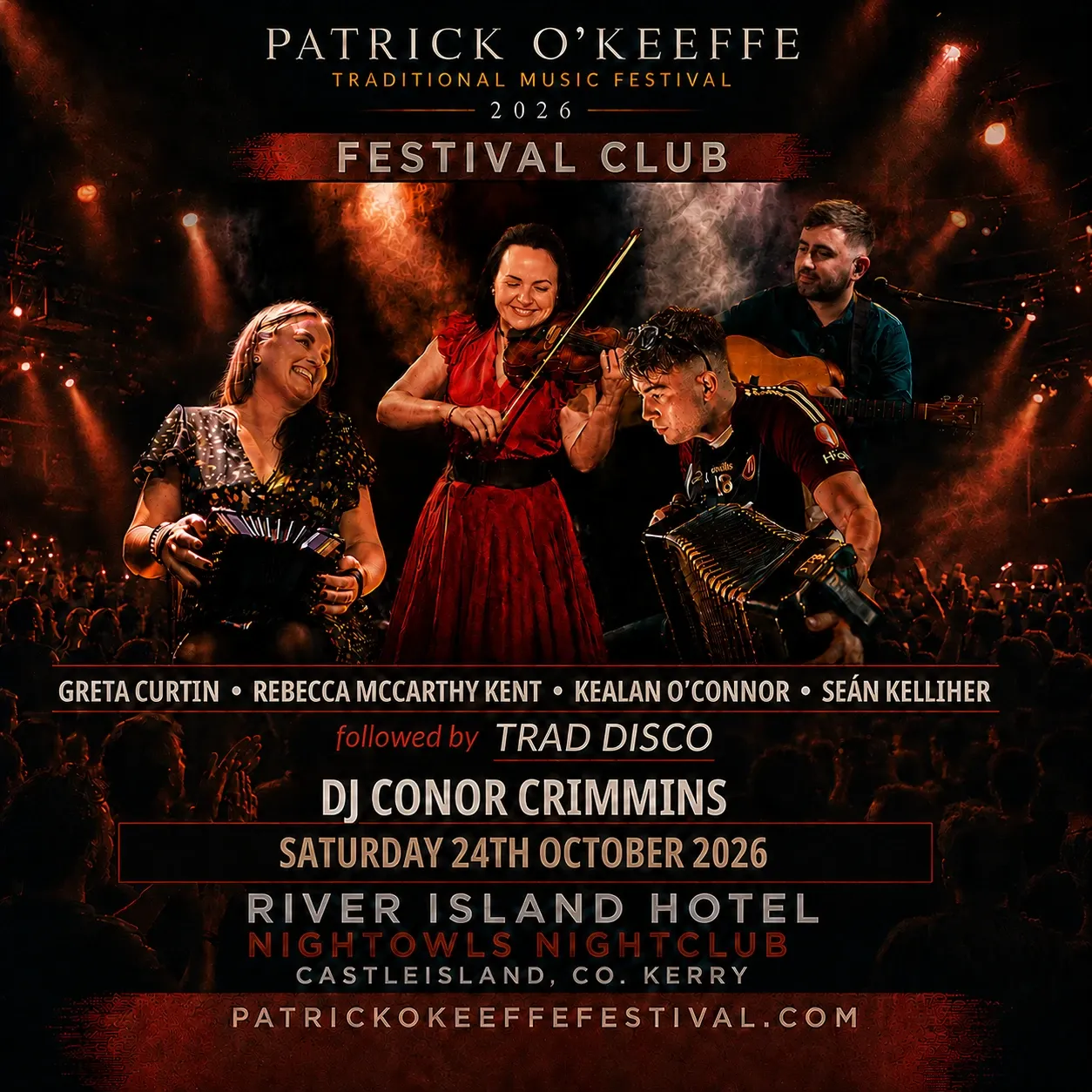 FESTIVAL CLUB - Night 1 - Samhain Chiarraí poster